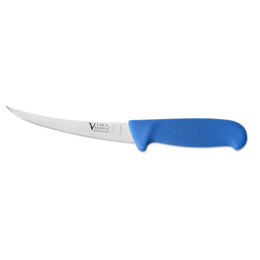 372015200BA Victory Knives Flex Curved Filleting Knife Progrip Blue - 15cm | Fishing & Outdoor Knife