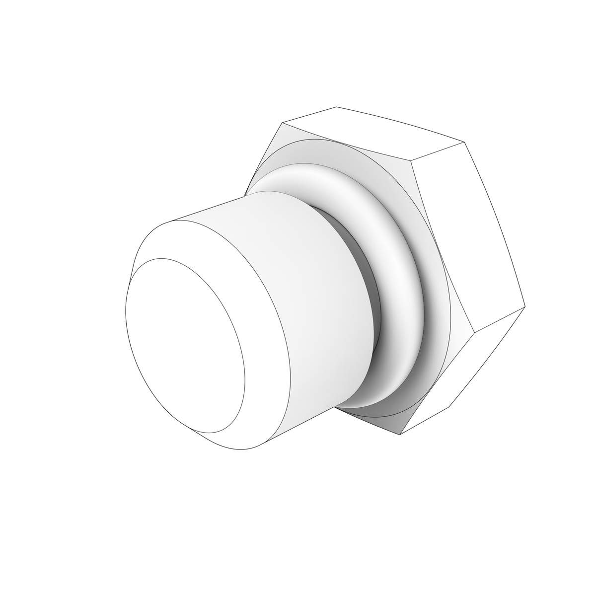 23136990 Plug | Genuine Volvo Penta Part - photo 2 of 2
