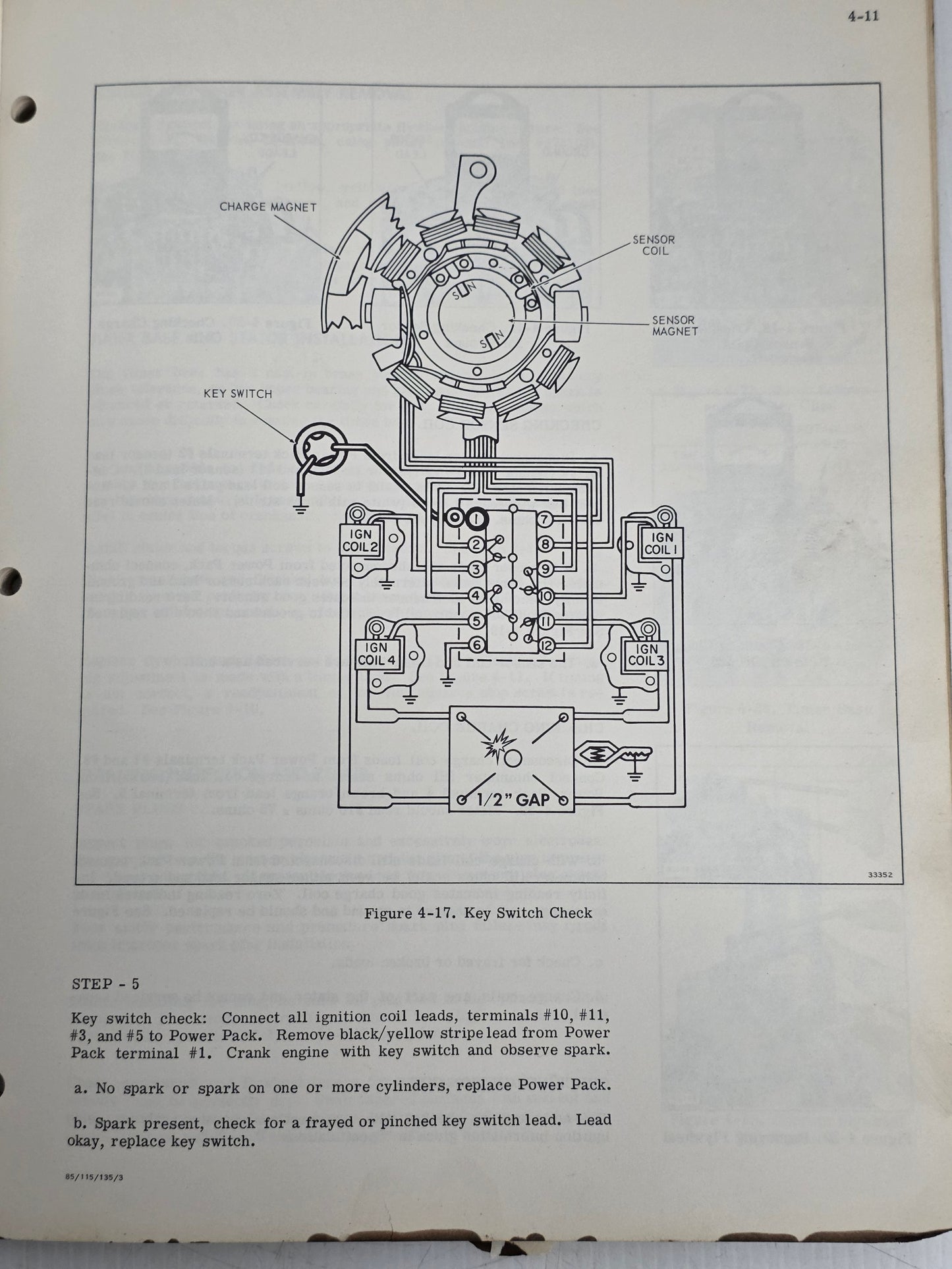 1973 Evinrude Starflite 115HP Service Manual | Genuine Used Manual