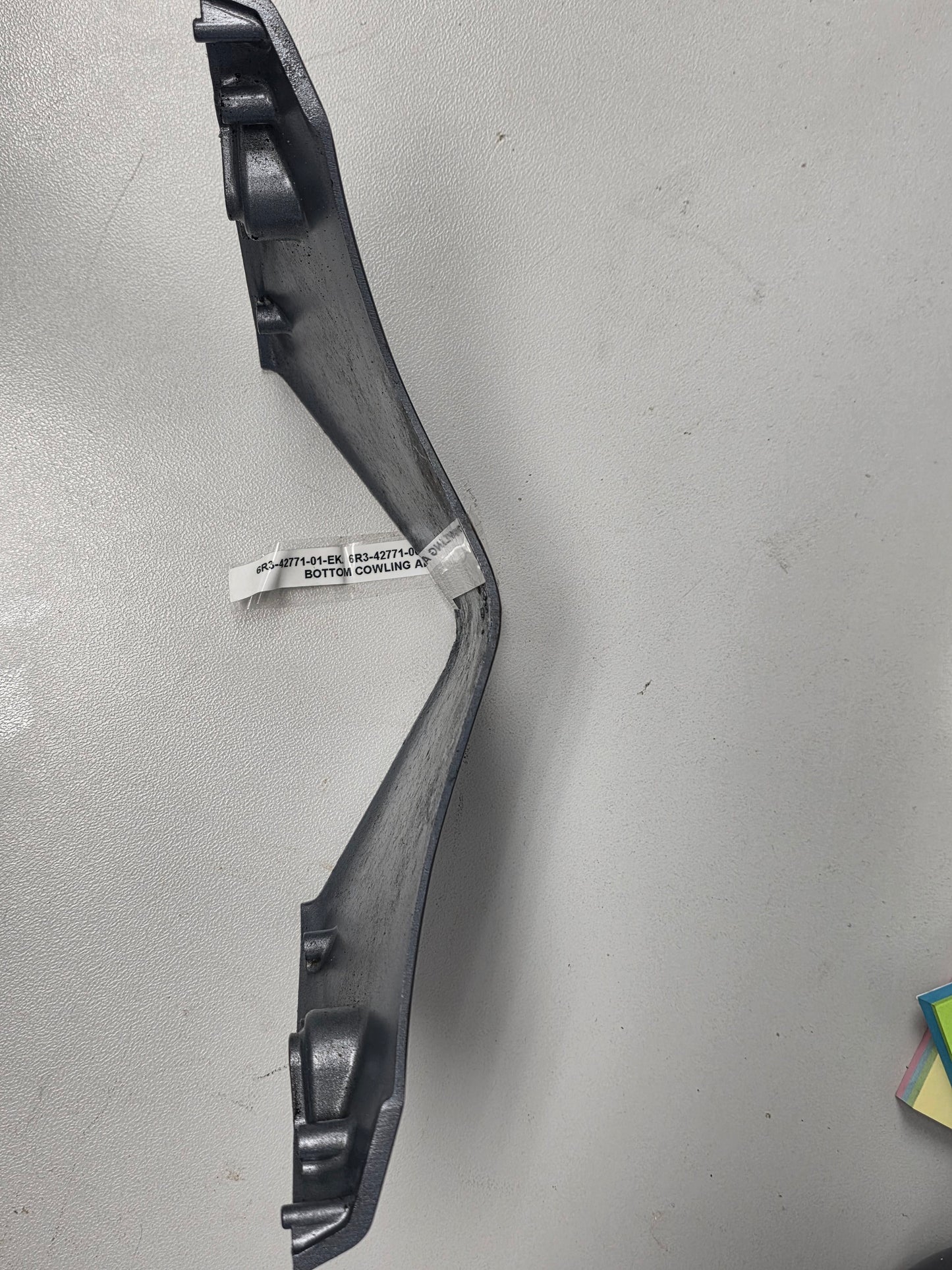 6R3-42771-01EK 6R3-42771-00-EK Yamaha 115CETO Bottom Cowling Apron | Genuine Used Part