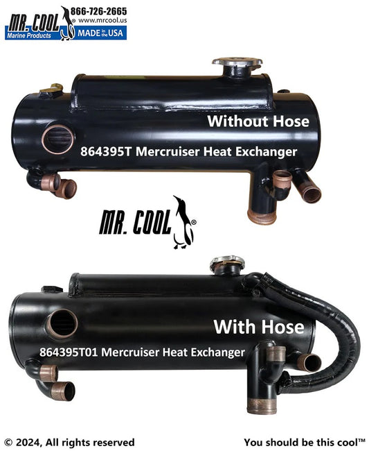 864395T Aftermarket Mercruiser 4.3L/5.0L/5.7L/6.2L Heat Exchanger Without Hose | Sawley's Select Marine Parts