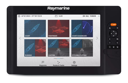 E70534 Element 9 HV - 9" Chart Plotter with CHIRP Sonar, HyperVision, Wi-Fi, GPS