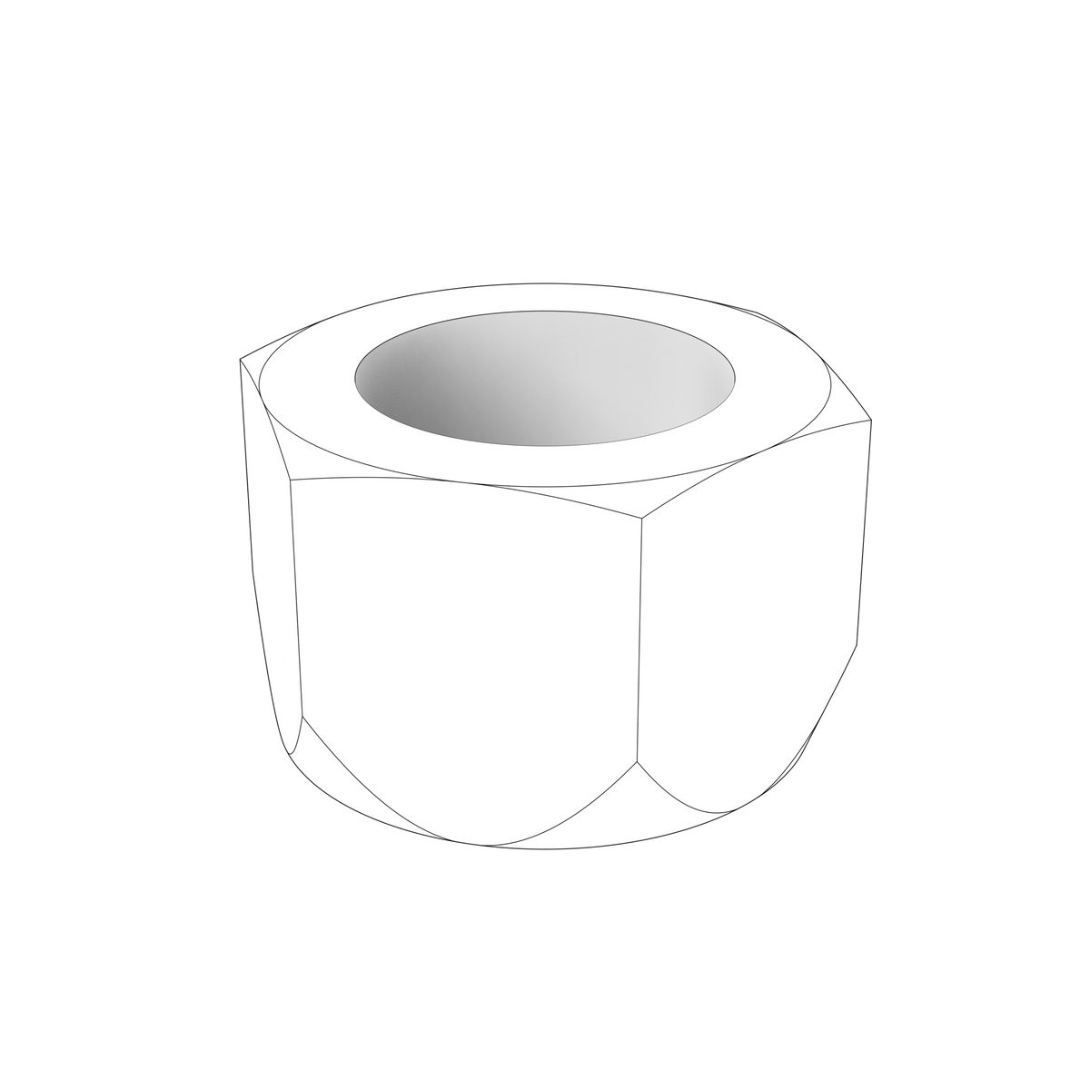 990990 Lock Nut | Genuine Volvo Penta Part - photo 2 of 2