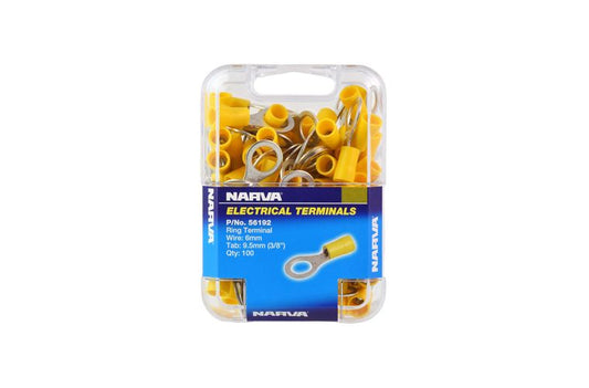 56192 Ring Terminal Yellow (100pk)