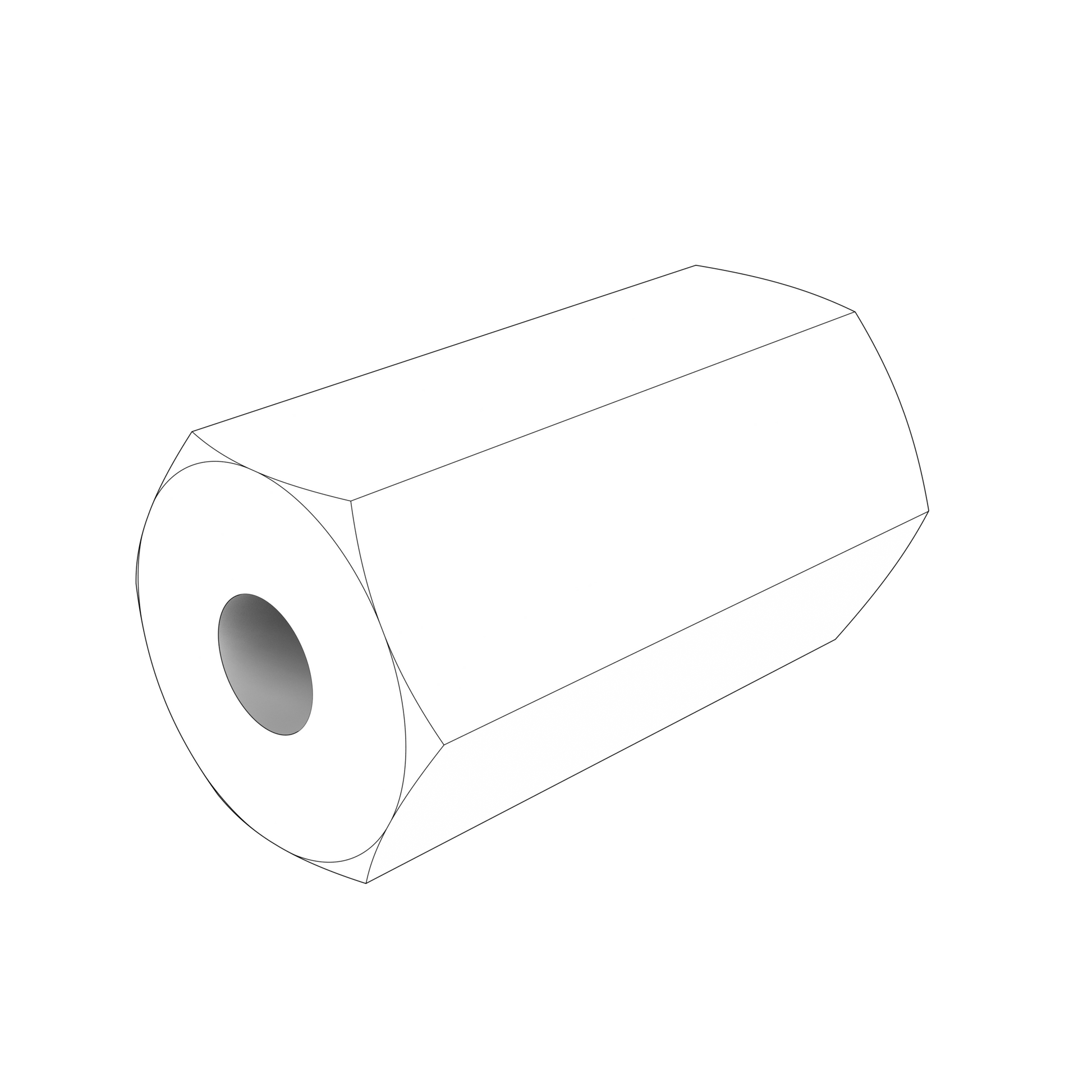 857180 Spacer Nut | Genuine Volvo Penta Part - photo 2 of 2
