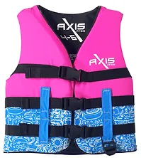 603412P Axis Nylon PFD Level 50S 12-14 Pink | Marine Safety Gear