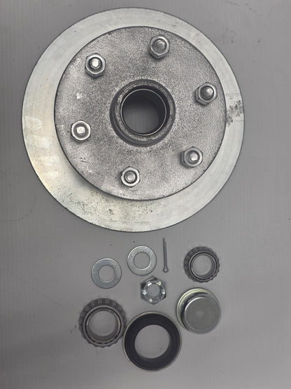 A1330 Mackay 1920 Dunbier Trojan 6-Stud Hub & 275 x 11mm Cast Iron Rotor 2.2T | Marine Trailer Part