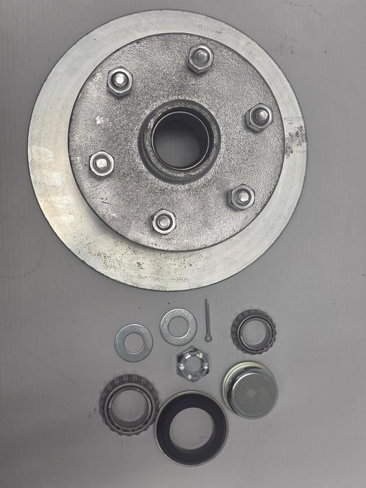 A1330 Mackay 1920 Dunbier Trojan 6-Stud Hub & 275 x 11mm Cast Iron Rotor 2.2T | Marine Trailer Part