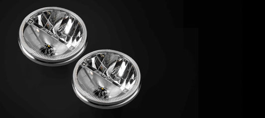 HOMAGE-CHROME-SET-7 Homage 7 Inch LED Headlight - Chrome (pair)