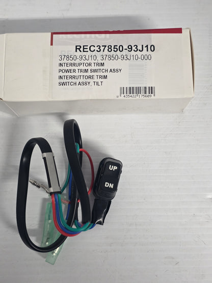 37850-93J10 Aftermarket Suzuki Power Trim Switch Assembly for Outboard Engines | Sawley's Select Marine Parts