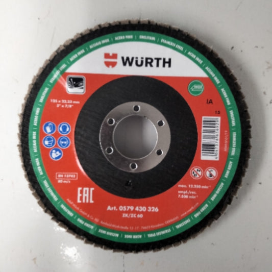 0579430326 SEGMENTED GRINDING DISC FOR STAINLESS STEEL 60 Grit