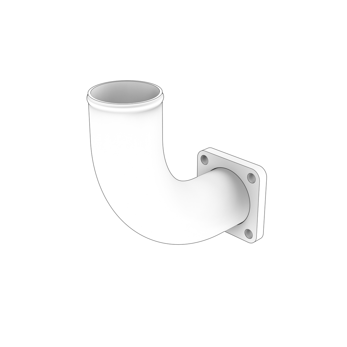 3830255 Pipe Elbow | Genuine Volvo Penta Part