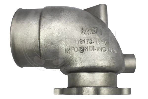 119173-13501 Aftermarket Yanmar Stainless Steel Exhaust Mixing Elbow | Sawley's Select Marine Parts