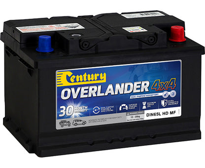 125138 Century DIN65L HD MF Overlander 4X4 Battery | Genuine Century Battery