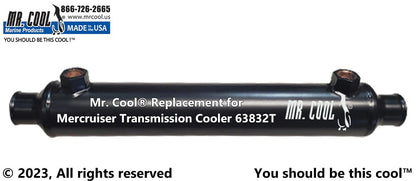 63832T Aftermarket Mercruiser Transmission Oil Cooler 3/8 in NPT | Sawley's Select Marine Parts