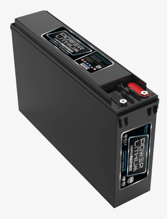 LFP12.8V300AH-FT Power Crank 300 AH Battery | 12V Lithium Front Terminal Deep Cycle