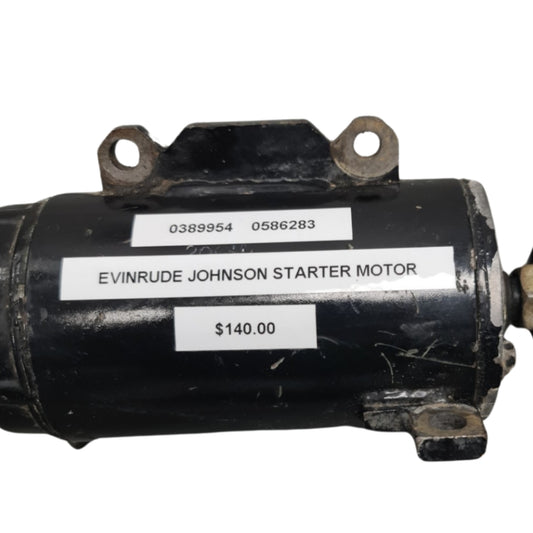 0389954 0586283 Evinrude Johnson Starter Motor | Genuine Used Part