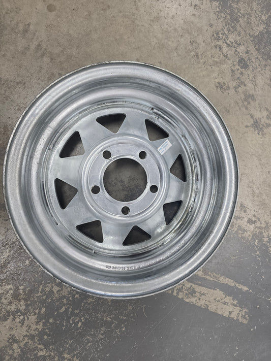 A1810G Mackay 1492 Dunbier 13" Galvanised Spoke RIM ONLY (Ford) | Marine Trailer Part