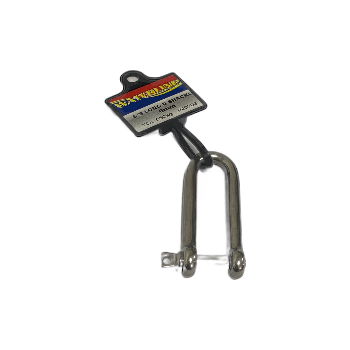 920706 Stainless Steel "D" Shackle - Long 6mm | Marine Deck Hardware