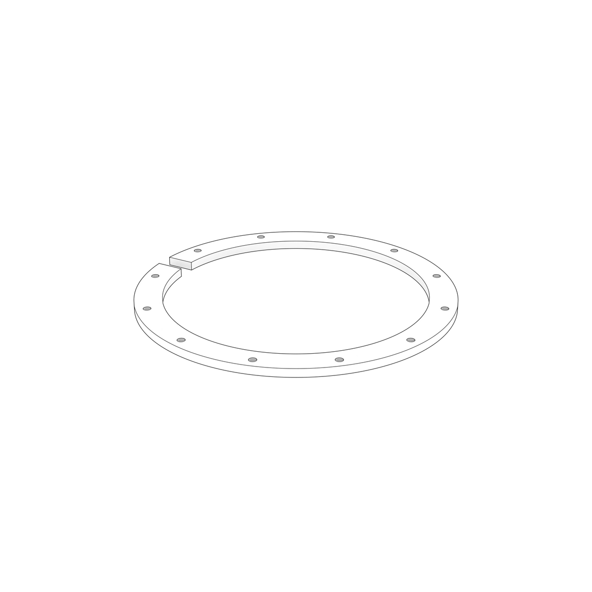 828338 Flange | Genuine Volvo Penta Part