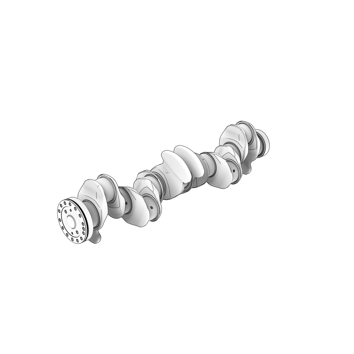 23960143 Crankshaft | Genuine Volvo Penta Part - photo 2 of 2