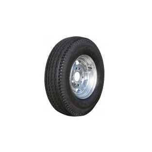 1464 Dunbier 13" x ST175/80R Tyre & Galvanized Multi-Fit Wheel.