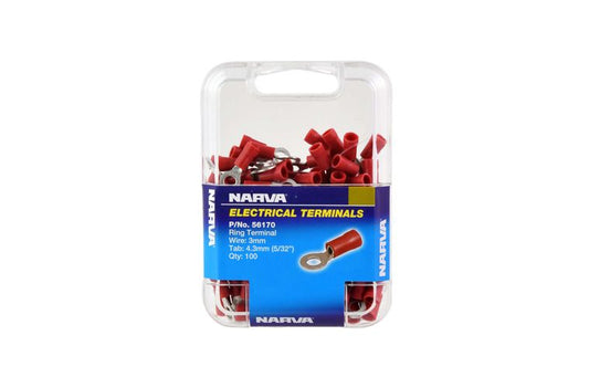 56170 Ring Terminal Red (100pk)