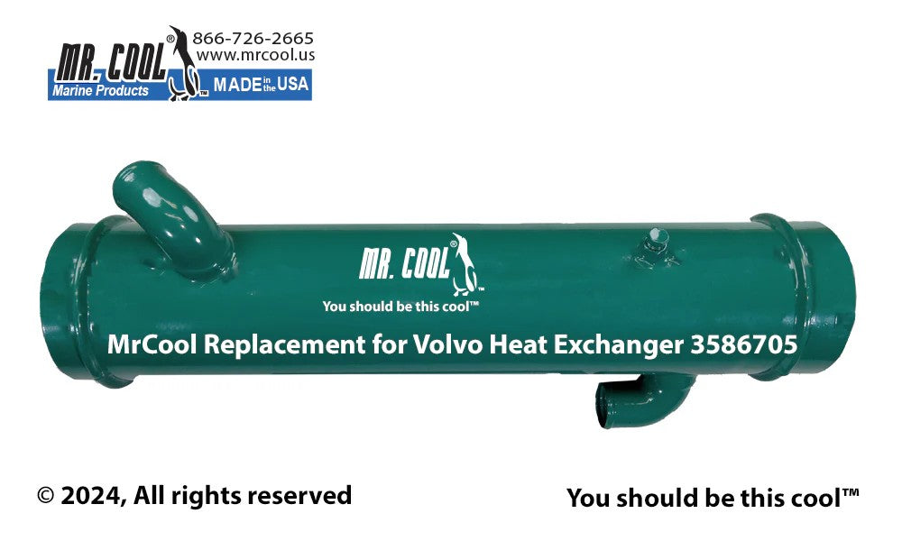 3586705 Aftermarket Volvo Penta Heat Exchanger | Sawley's Select Marine Parts