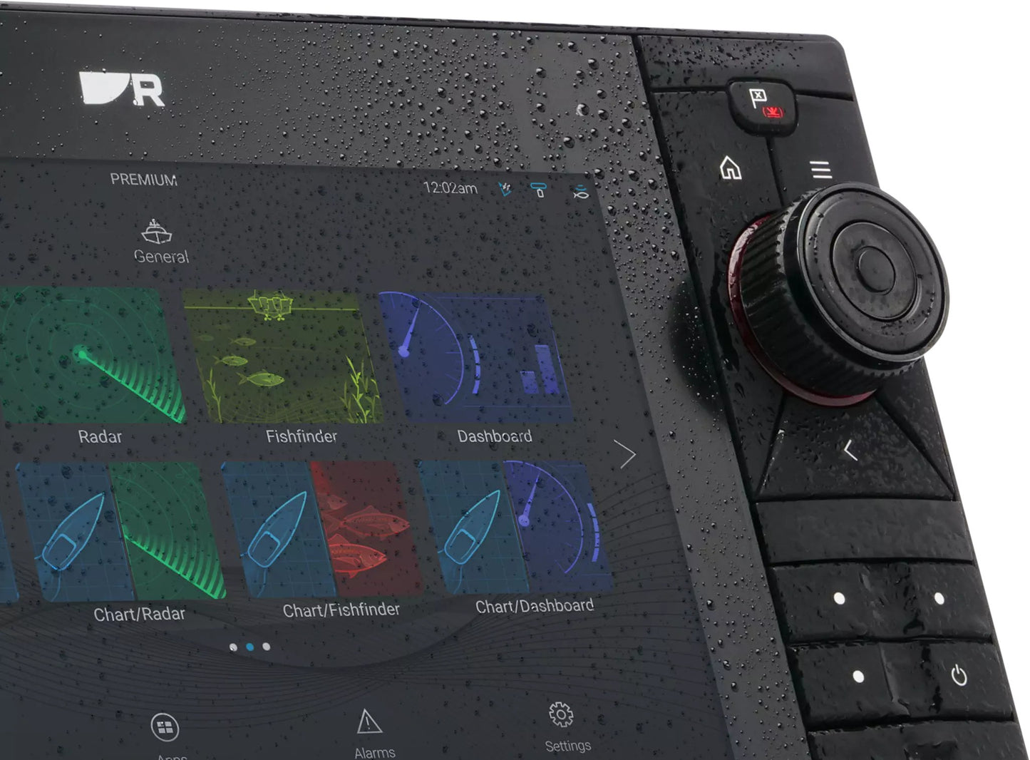E70653 AXIOM2 Pro 9 S, HybridTouch 9" Multi-function Display with integrated High CHIRP Conical Sonar for CPT-S