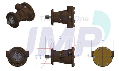 JPR-NL10IP02 Northern Lights M864, M964, M984 Seawater Pump Replacement JPR-NL10IP02