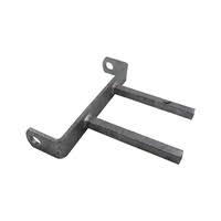 R2245G Mackay 8" Roller Bracket Square legs Galvanised | Marine Trailer Part
