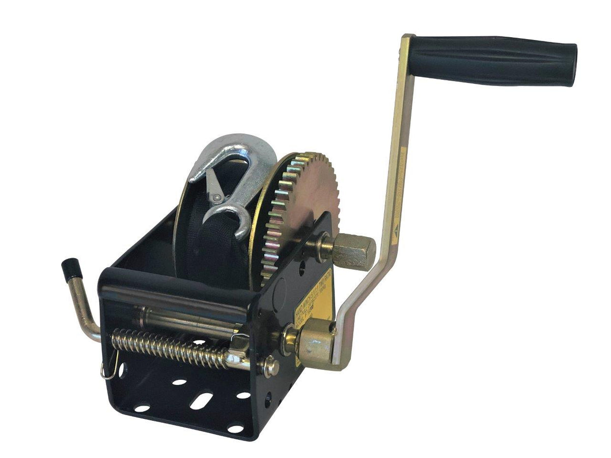 H3437 Mackay 5-1/1-1 Winch & Webbing Strap | Marine Trailer Part
