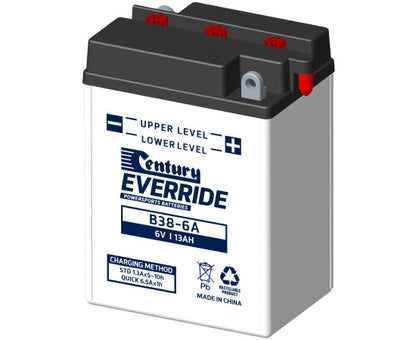 150189 Century EverRide B38-6A CONVENTIONAL 6V Battery