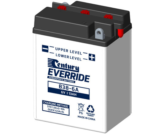 150189 Century EverRide B38-6A CONVENTIONAL 6V Battery