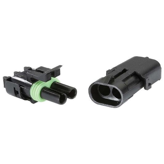56472BL 2 Way Waterproof Connector with Terminals and Seals