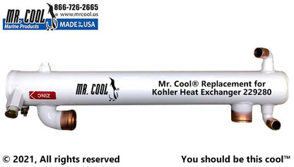 229280 Aftermarket Kohler Heat Exchanger | Sawley's Select Marine Parts