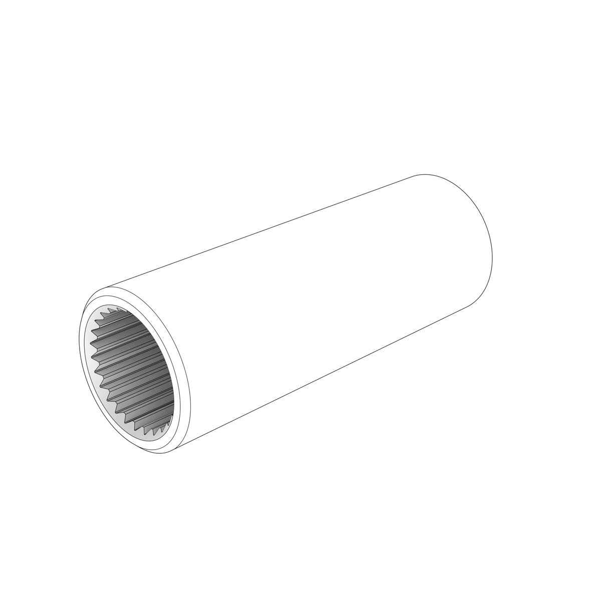 23135666 Splined Sleeve | Genuine Volvo Penta Part