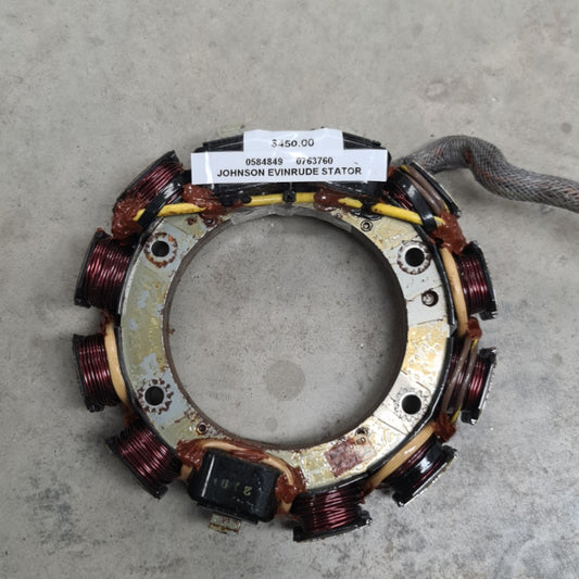 0584849 0763760 Johnson Evinrude Stator | Genuine Used Part