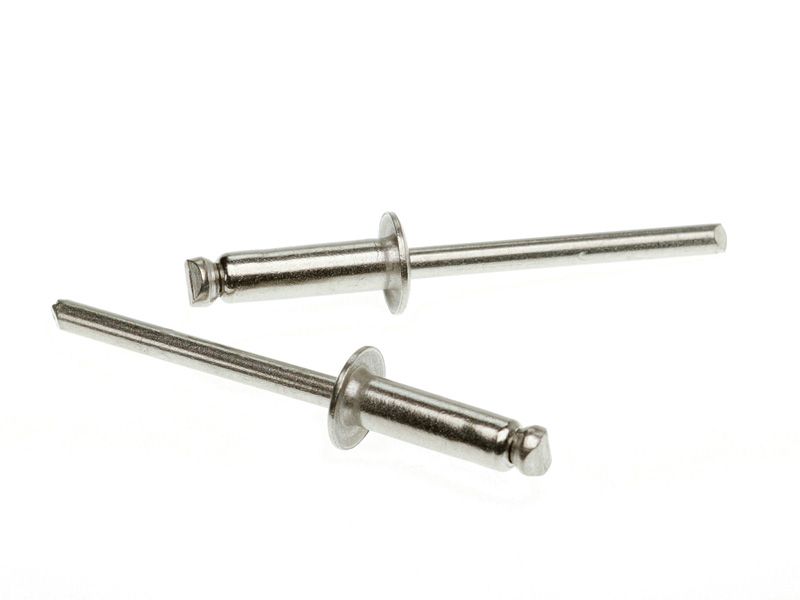 911754 S/S Rivet 5-4 5/32" Diam Grip 1/8 - 1/4 (8Pcs) | Marine Stainless Fastener