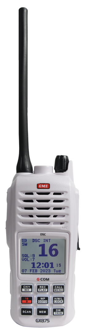 GX875 VHF Marine Handheld Radio | Genuine GME Electronics