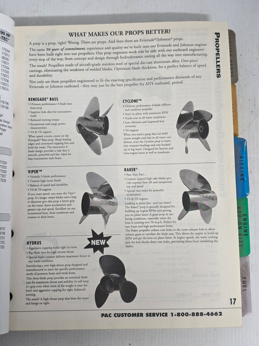 2004 Evinrude/Johnson Parts & Accessories Catalogue | Genuine Used Manual - photo 2 of 2