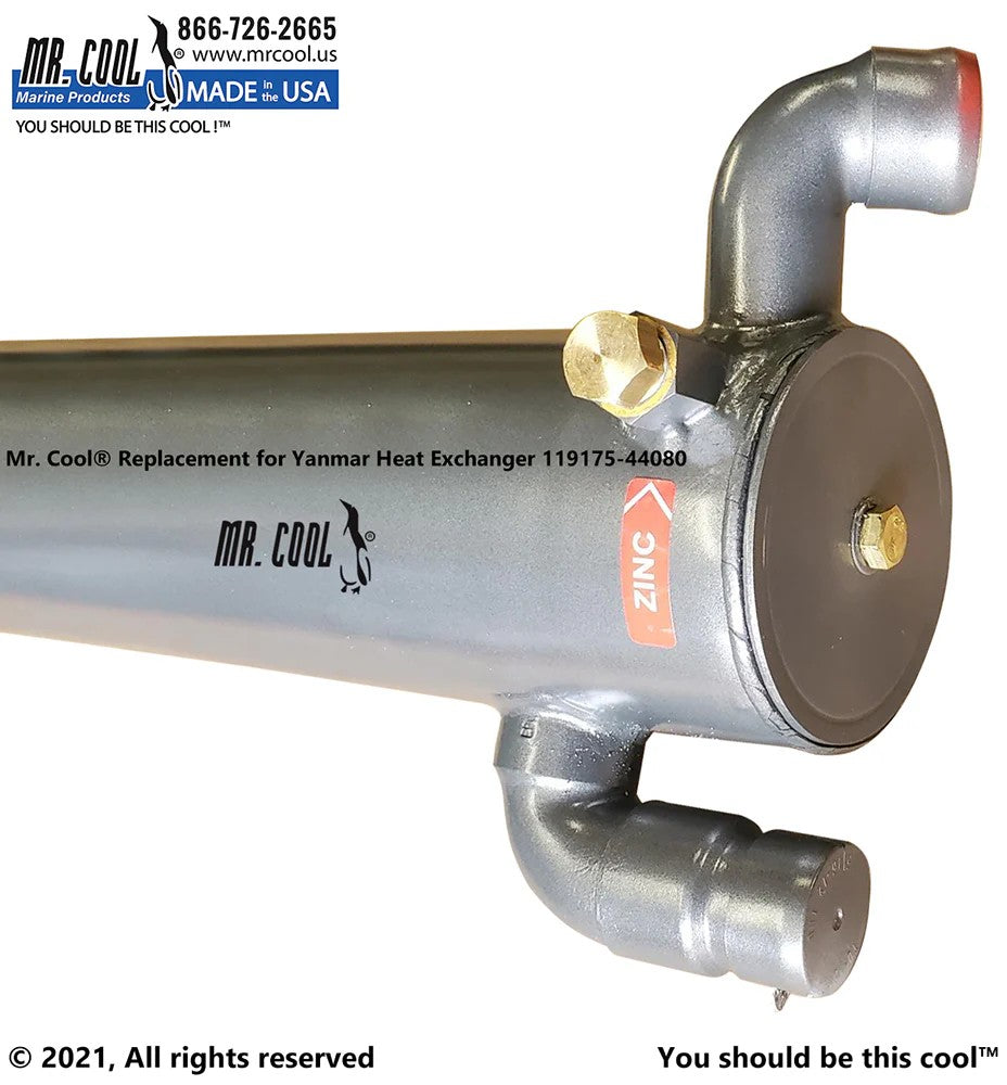 119175-44080 Yanmar 4LHA -STZE(P) DTZE(P) HEAT EXCHANGER 119175-44080 Replacement
