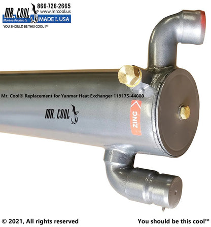 119175-44080 Yanmar 4LHA -STZE(P) DTZE(P) HEAT EXCHANGER 119175-44080 Replacement