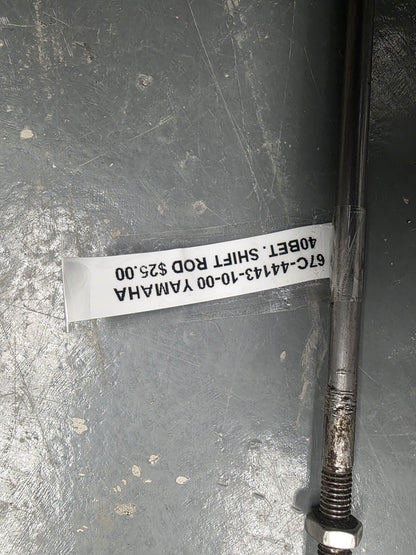67C-44143-10-00 Yamaha 40BET Shift Rod | Genuine Used Part