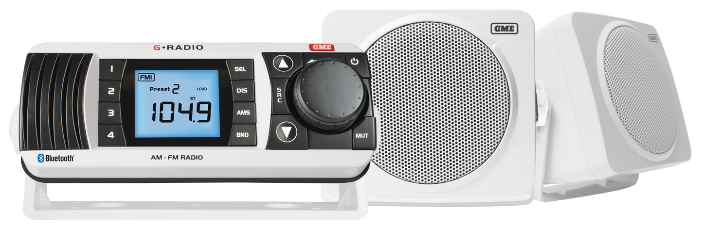 GR300BTWEP2 Marine Entertainment Pack | Genuine GME Electronics