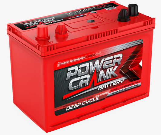DCNX120-7SMF Power Crank 800 CCA Battery | Deep Cycle Series