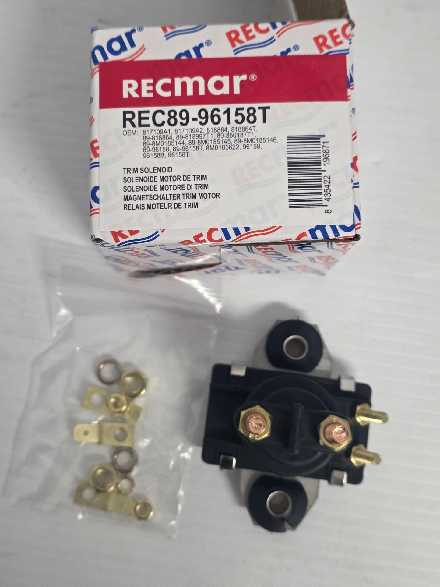 89-96158T Aftermarket Mercruiser 12V Trim Solenoid 35-300HP | Sawley's Select Marine Parts