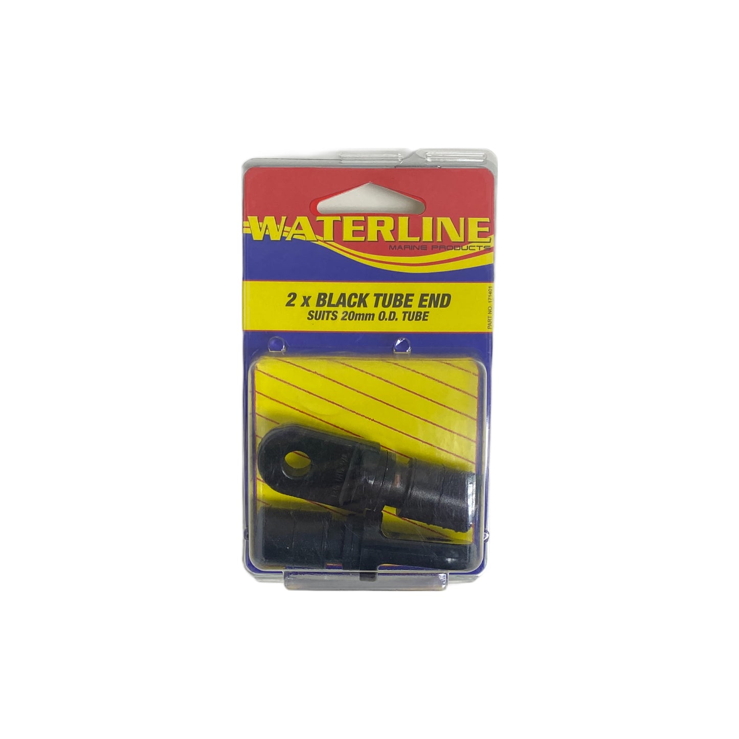 171401 Black tube end
