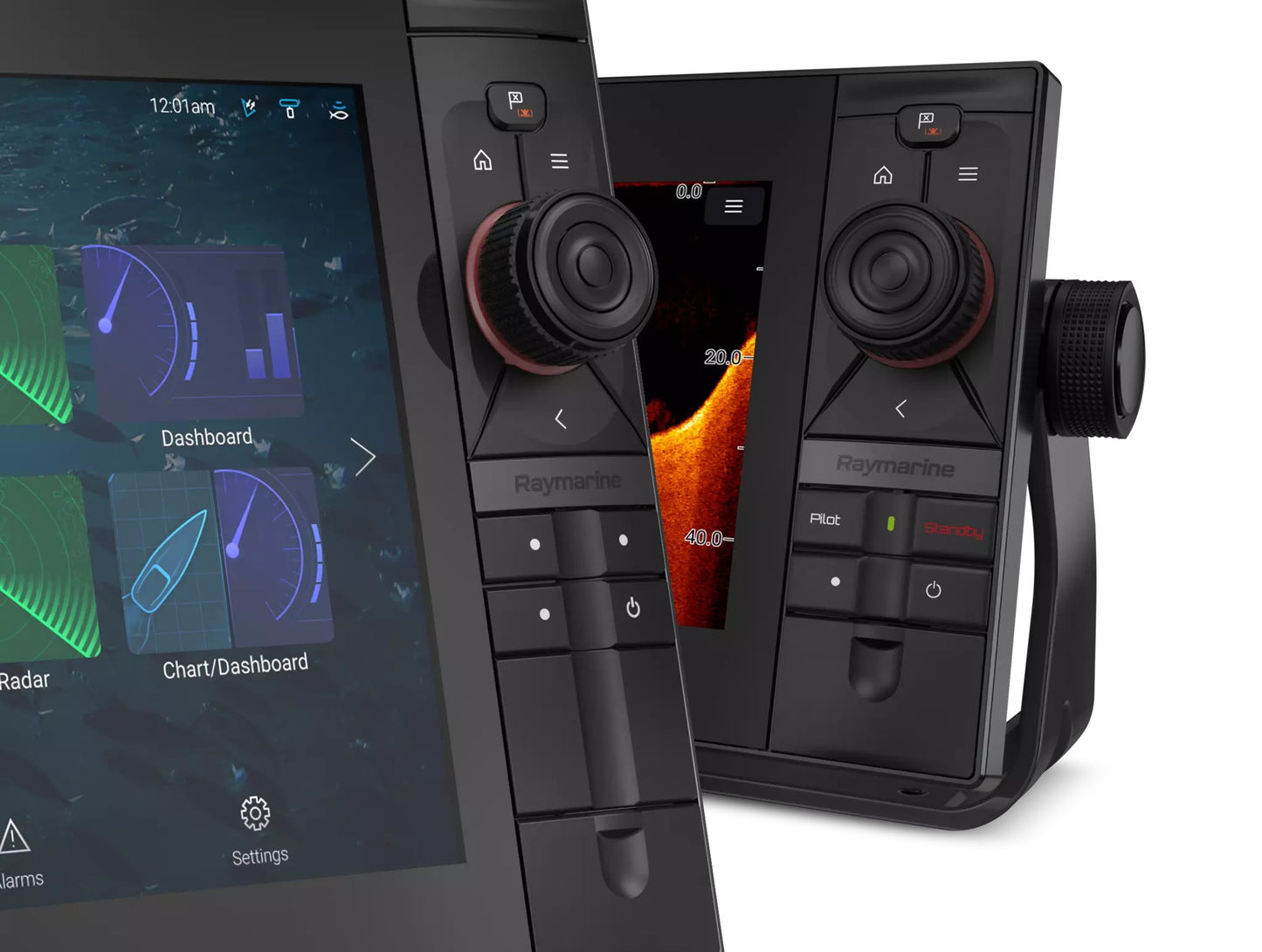 E70655 AXIOM2 Pro 12 S, HybridTouch 12" Multi-function Display with integrated High CHIRP Conical Sonar for CPT-S