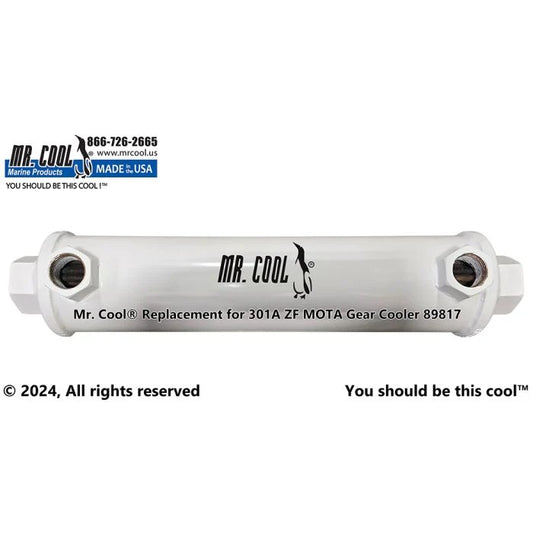 89817 ZF on CAT 301A ZF MOTA Gear Cooler (4"x17") 89817